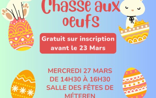 Chasse aux oeufs 2024 🗓 🗺